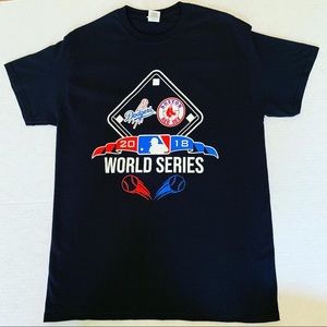 Dodgers vs Red Sox TShirt Medium 26x17